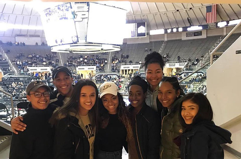 BOP Students at a game